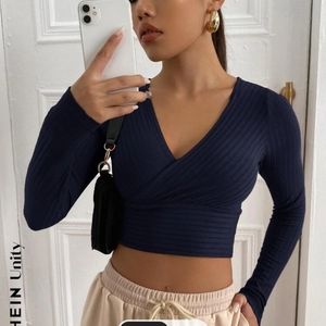 Long sleeve Crop Top